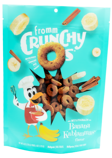 Fromm Crunchy O's - Banana Kablammas 6oz