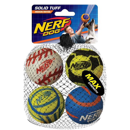 Nerf Mega Tuff Sports Balls 4pk