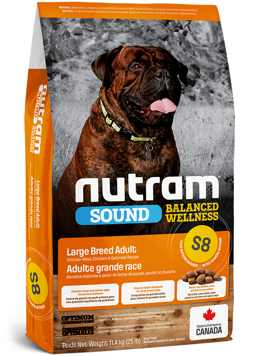 Nutram S8 Large Breed Adult 11.4kg