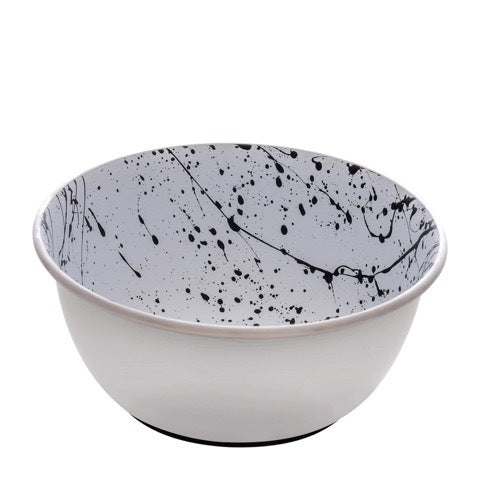 Dogit Stainless Steel Dish - White Speckle 500ml