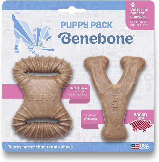 Benebone Puppy Pack Bacon
