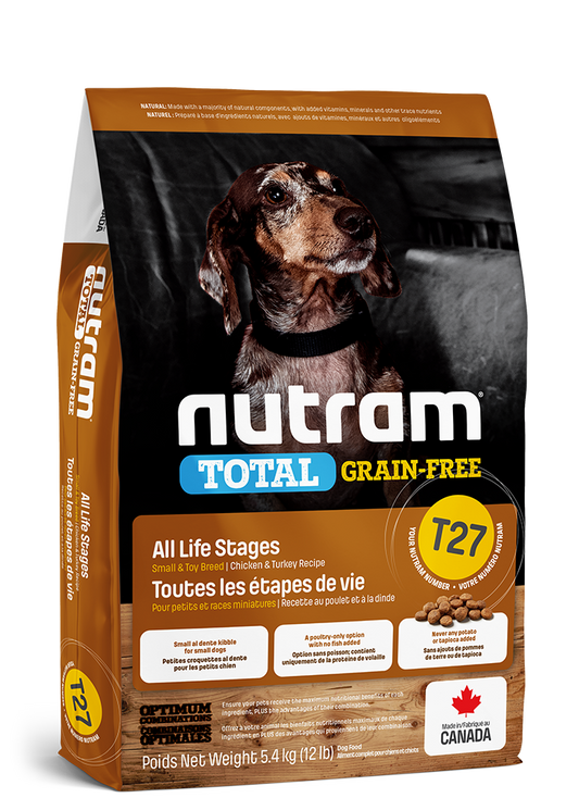 Nutram T27 Grain-Free Small Breed Turkey 2kg