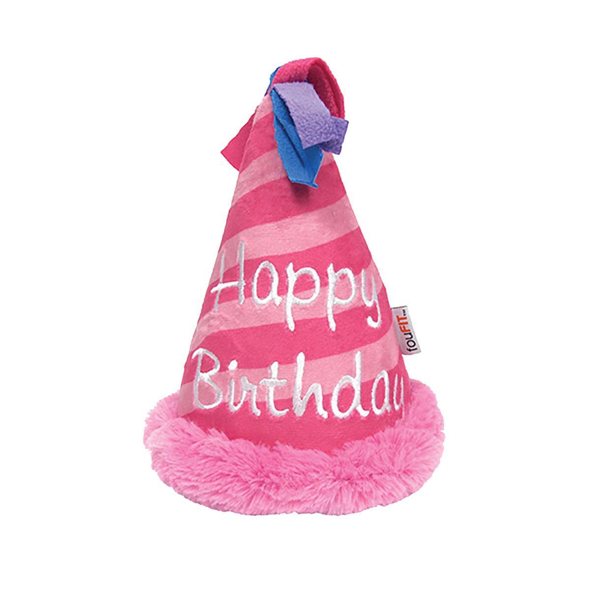 FouFou Dog - Pink Birthday Hat