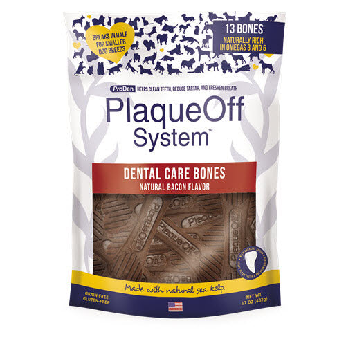 PlaqueOff Dental Bones Bacon 17oz