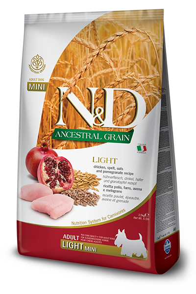 Farmina N&D Ancestral Grain Mini - Chicken Light 5.5lb