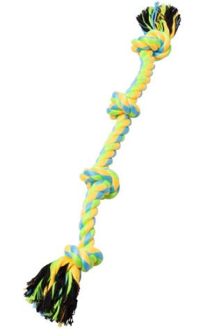 Bud'z Rope Toy - 4 Knot 15.5"