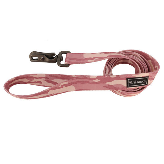 WATER & WOODS LEASH - 1" x 6' - BOTTOMLAND PINK