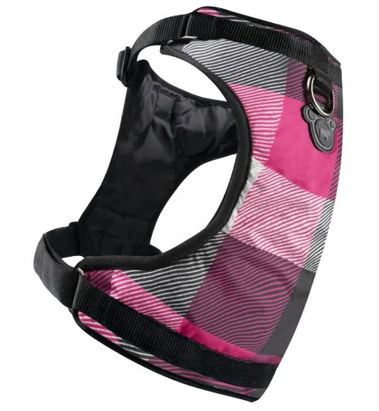 Canada Pooch Everything Harness - Pink Plaid Large