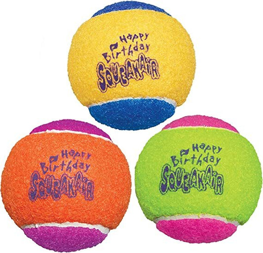 Kong Birthday Squeakair Balls - Medium