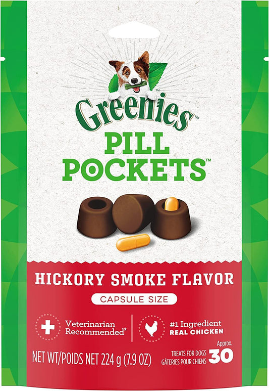 Greenies Pill Pockets Hickory - Capsules 7.9oz