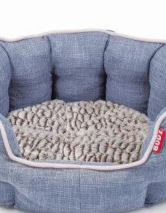 Bud'z Deluxe Cuddler Bed - Blue 17x15"
