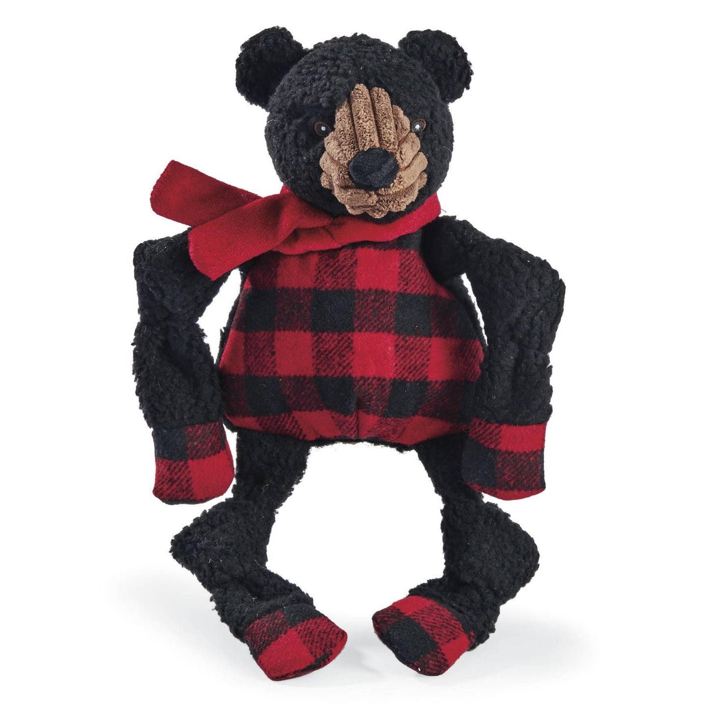 HuggleHound Holiday Plaid Bear