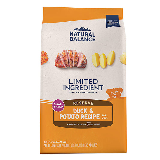 Natural Balance Grain-Free Small Breed Duck Potato 12lb