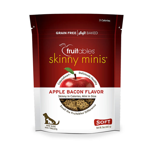 Fruitables Skinny Mini Apple & Bacon Chewy Treats 5oz