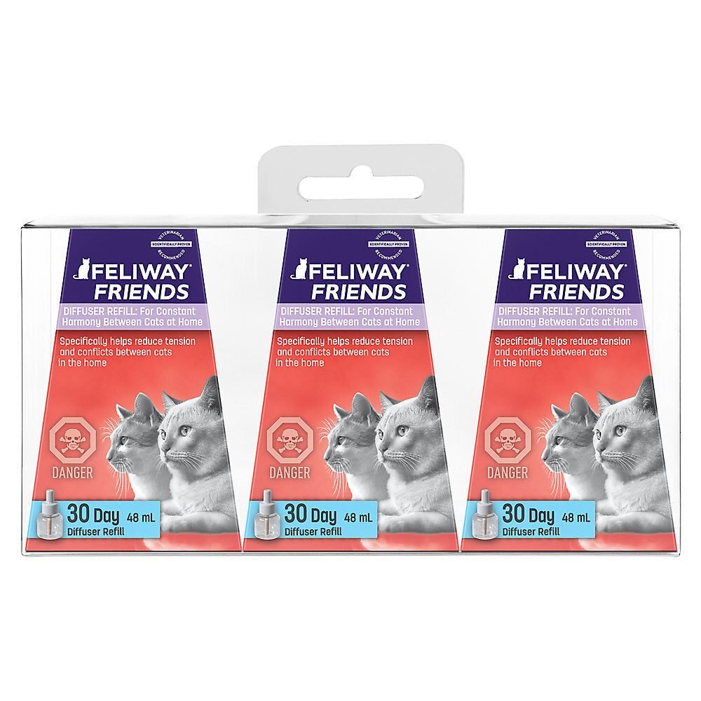 Feliway Friends 30 Day Diffuser Refill 3pack