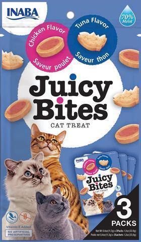 Inaba Juicy  Bites Tuna & Chicken 33.9g