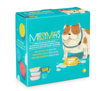 Messy Mutts Medium Stainless Bowls Box Set