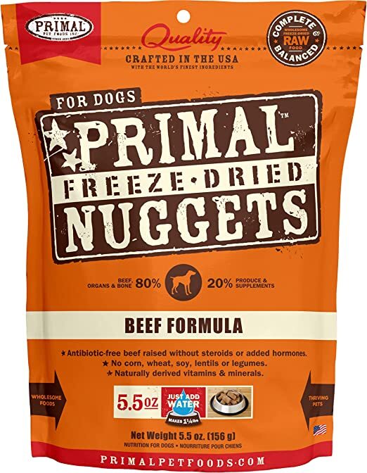 Primal Freeze-Dried Nuggets - Beef 5.5oz