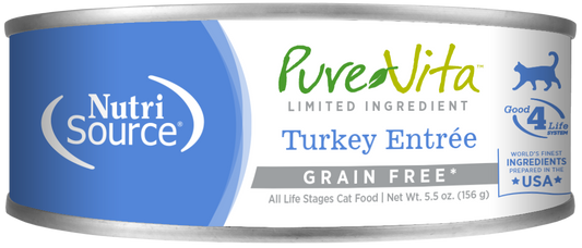 Nutrisource for Cats - PureVita Turkey 5.5oz