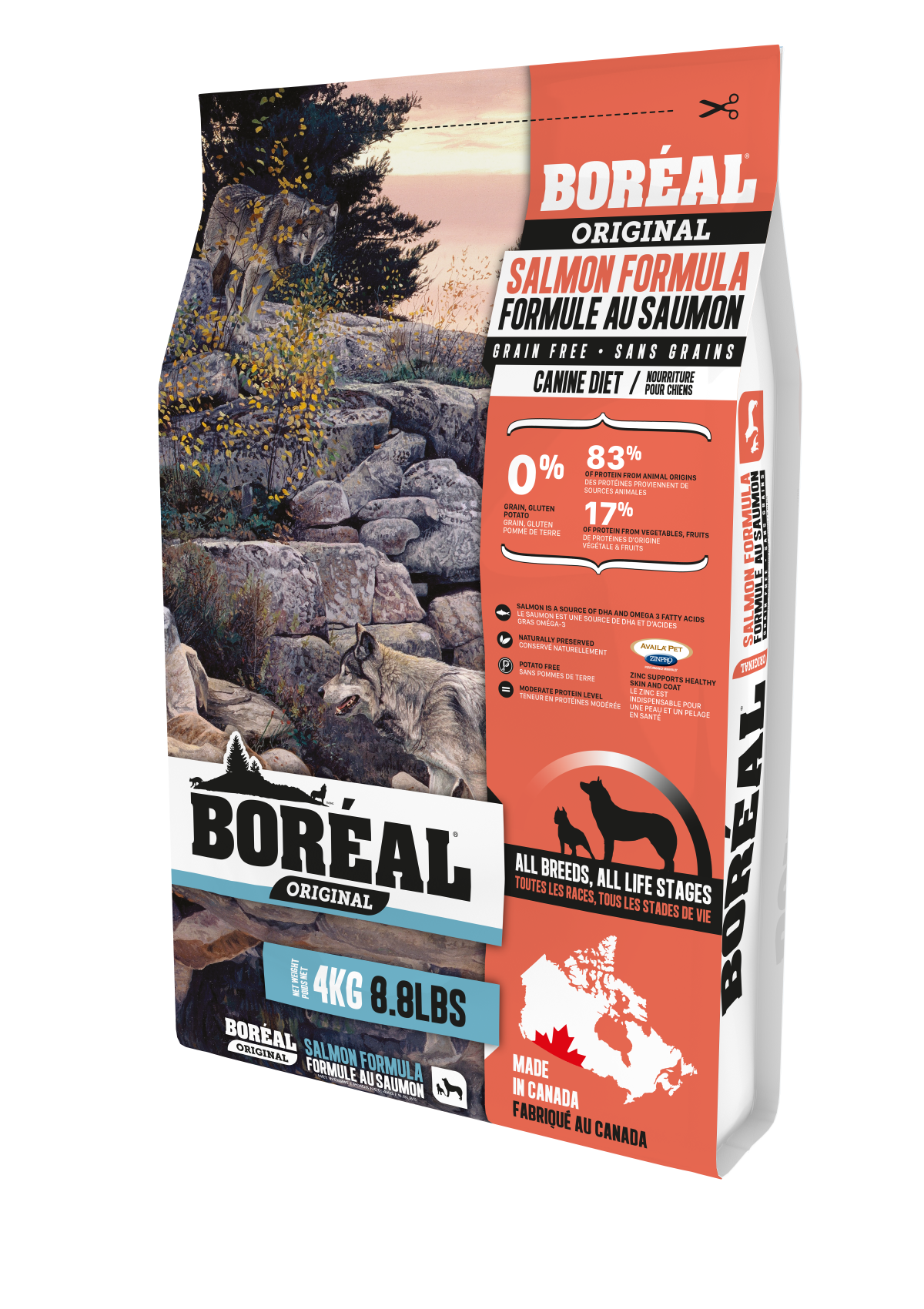 BOREAL ORIGINAL SALMON 4 KG