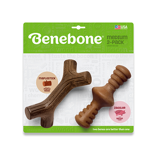 Benebone Tiny Zaggler Bacon 2pk