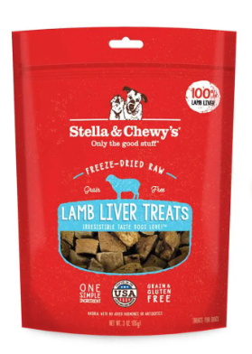 STELLA & CHEWY LAMB LIVER TREATS 85g