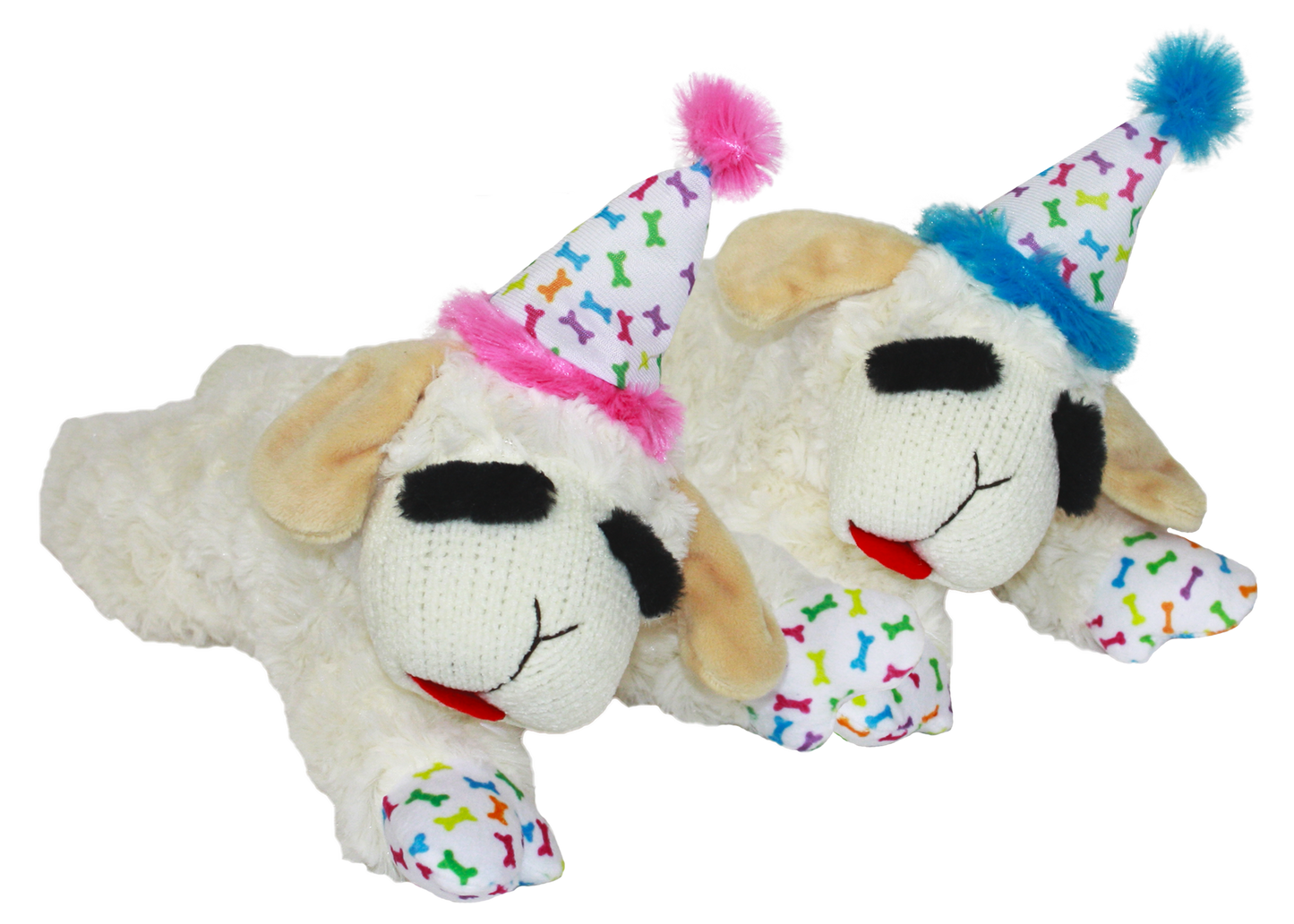 LAMB CHOP DOG TOY - HAPPY BIRTHDAY
