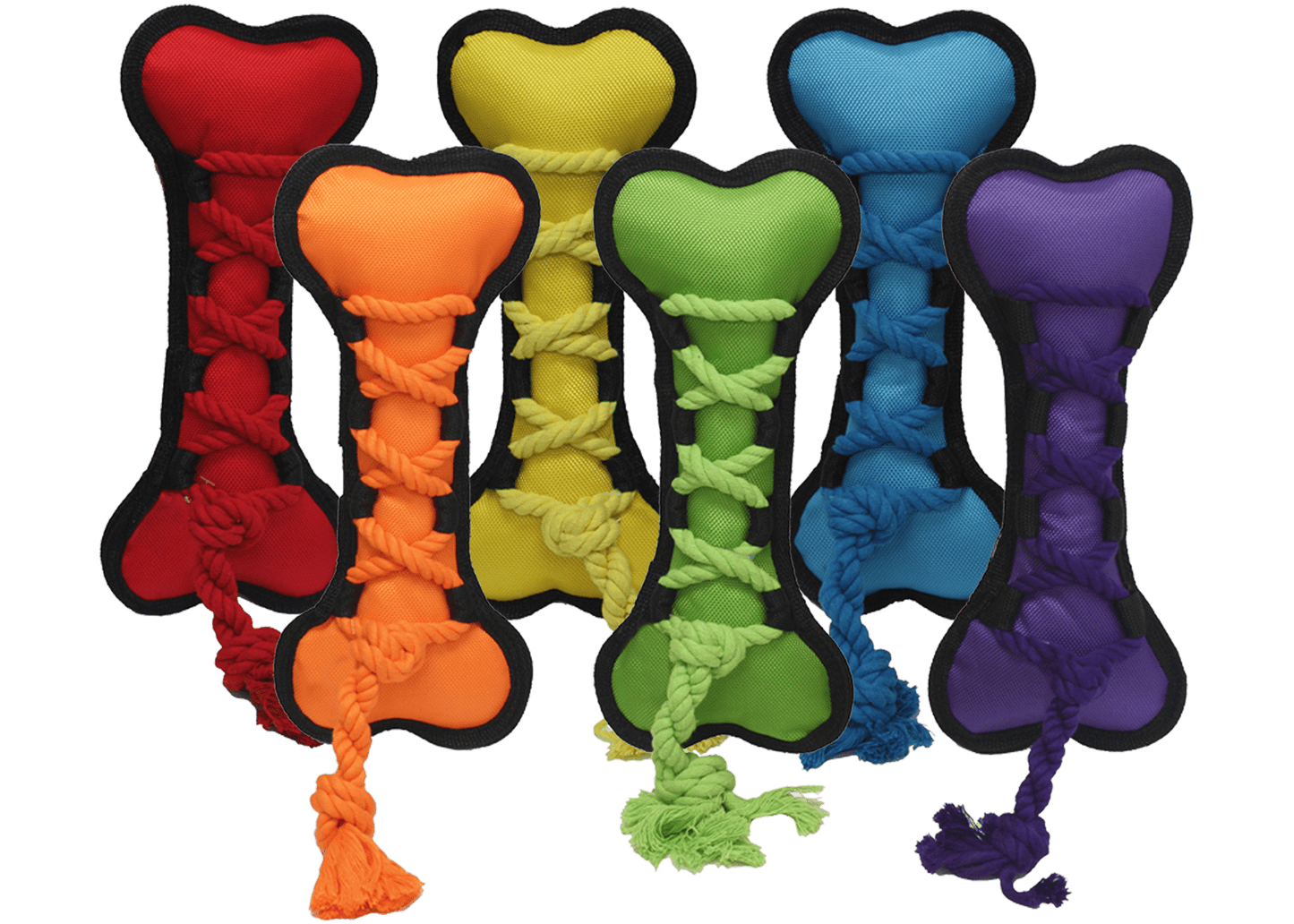 Multipet Cross Rope - Bone