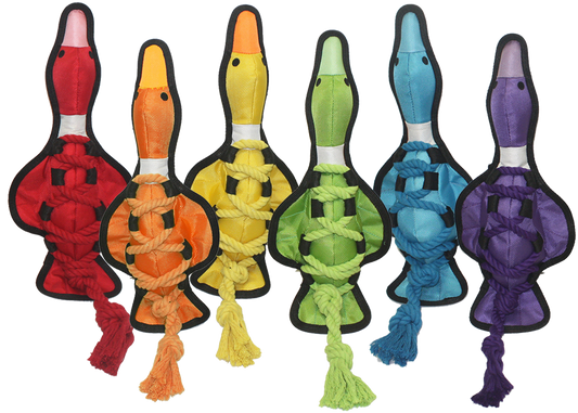 Multipet Cross Rope - Duck