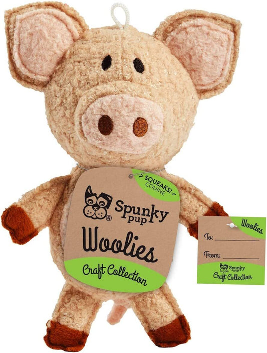 Spunky Pup Woolies - Pig