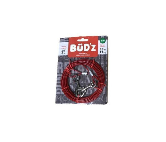 Bud'z Tie Out 20' - up to 25lbs