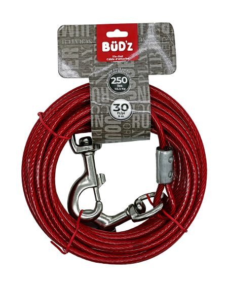 Bud'z Tie Out 30' - up to 250lbs