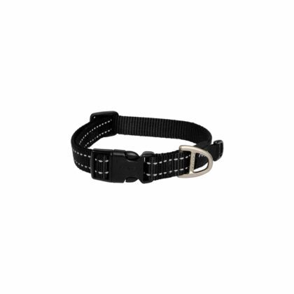 ROGZ CLASSIC COLLAR SMALL BLACK REFLECTIVE
