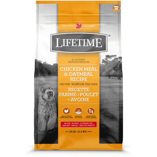 Lifetime Chicken & Oatmeal 11.4kg