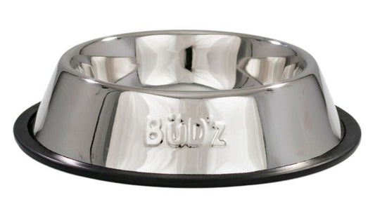 Bud'z Stainless Steel Non-Slip Bowl 64oz