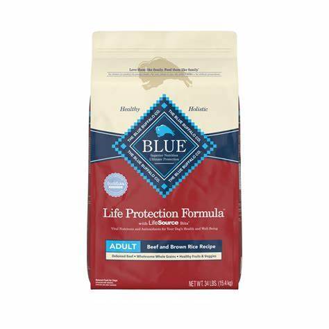 Blue Buffalo Large Breed Beef & Brown Rice 13.6kg