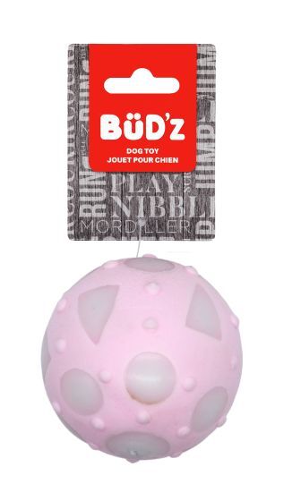 Bud'z Rubber Ball - Large Pink