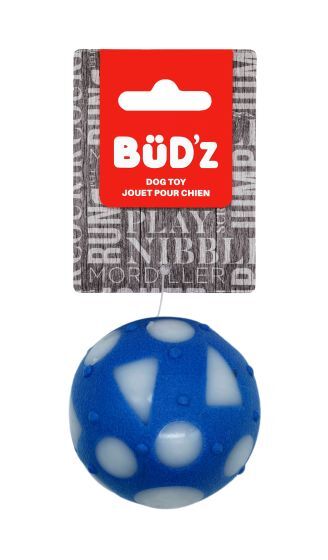 Bud'z Rubber Ball - Large Blue