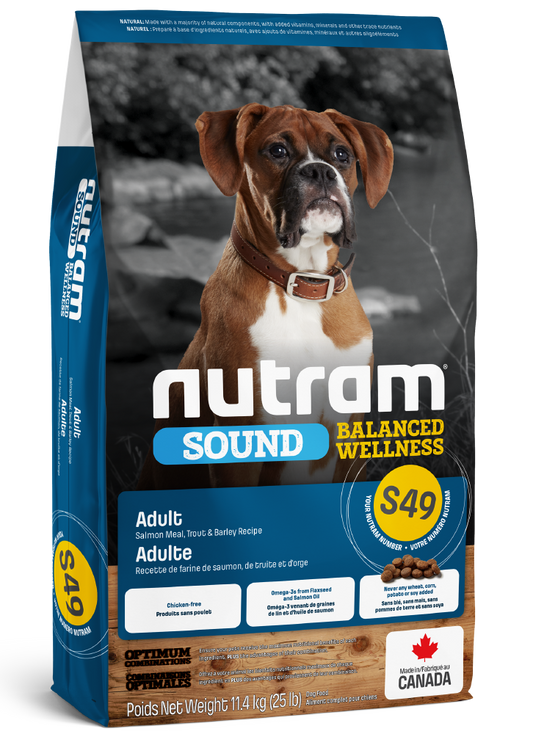 Nutram S49 Adult Salmon 11.4kg