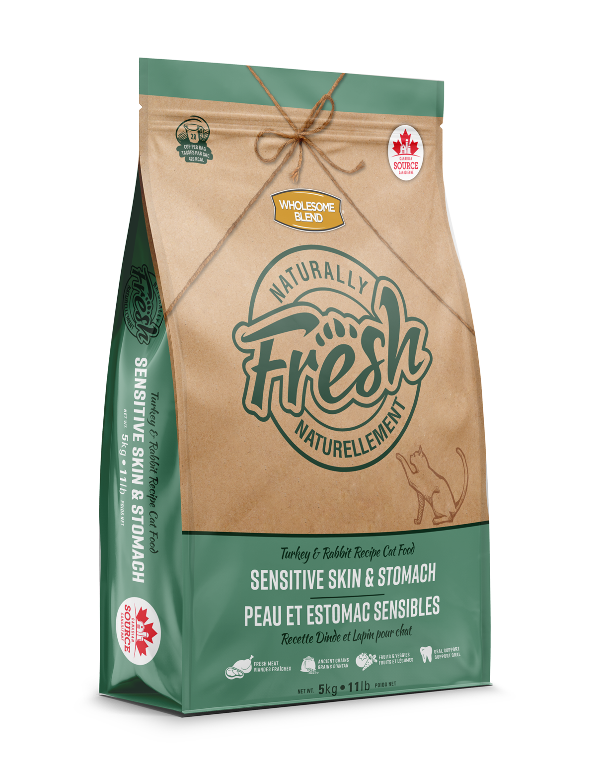 Wholesome Blend Naturally Fresh Cat - Turkey & Rabbit 2.27kg