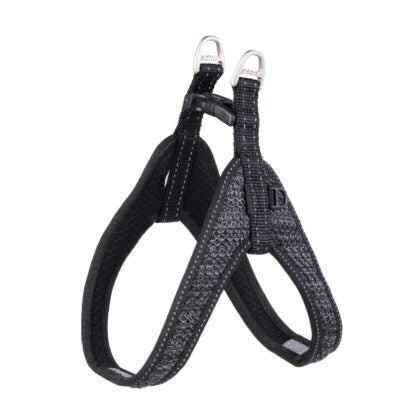 Rogz Fast-Fit Harness - Black Medium/Large