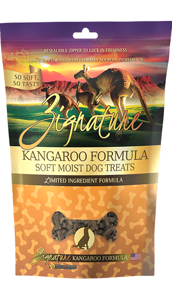 Zignature Moist Treats Kangaroo 4 oz