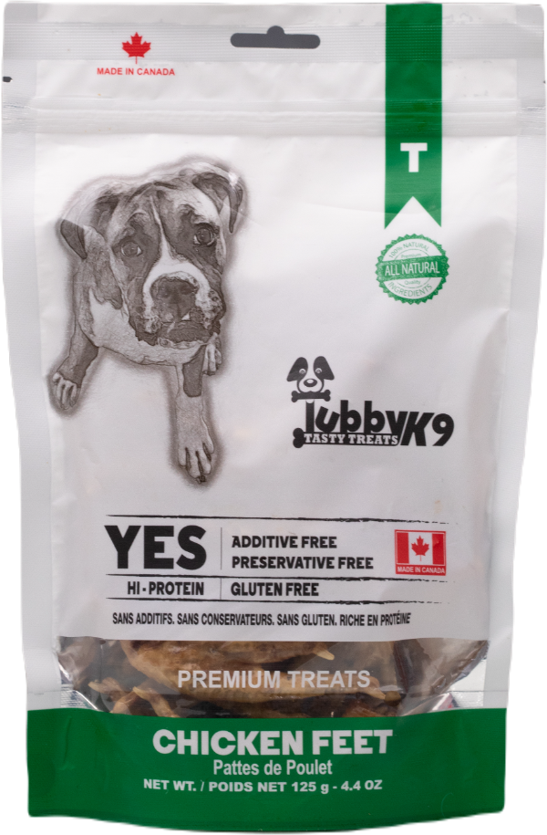 Tubby K9 Chicken Feet 125g