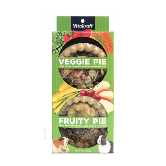 Vitakraft Veggie/Fruity Pie 2pk