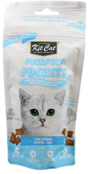 Kit Cat Purrfect Pockets Treats - Dental 60g