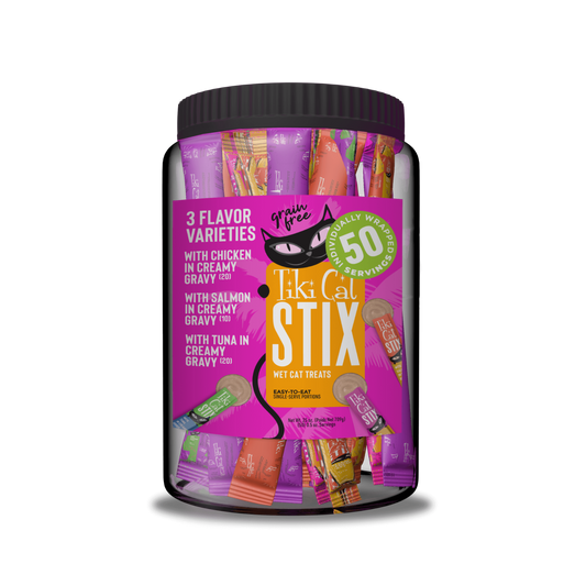 Tiki Cat Stix Vairety Mega Jar (50 count) 709g
