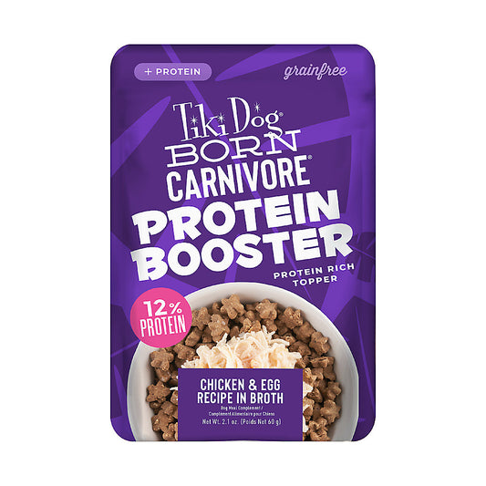 Tiki Dog Born Carnivore Protien Booster Chicken & Egg  59.5g
