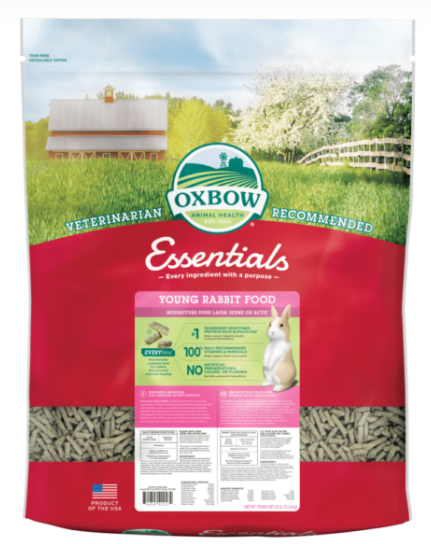 Oxbow Essentials Young Rabbit Food - 25lb