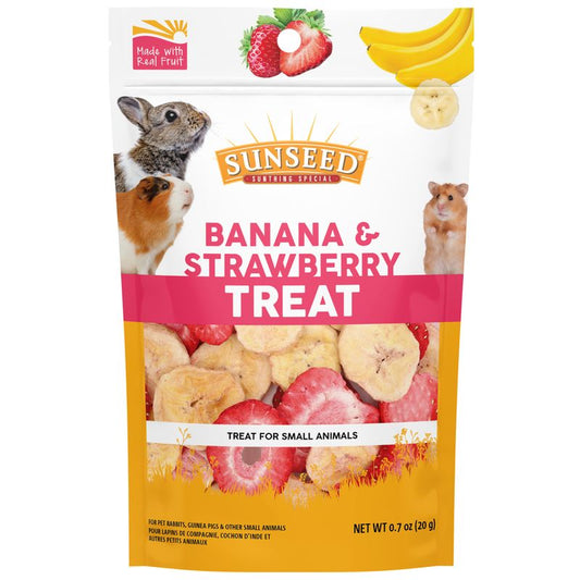 Sunseed Banana & Strawberry Treats 20g