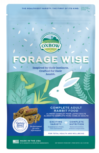 Oxbow Forage Wise Rabbit Food - 4lb